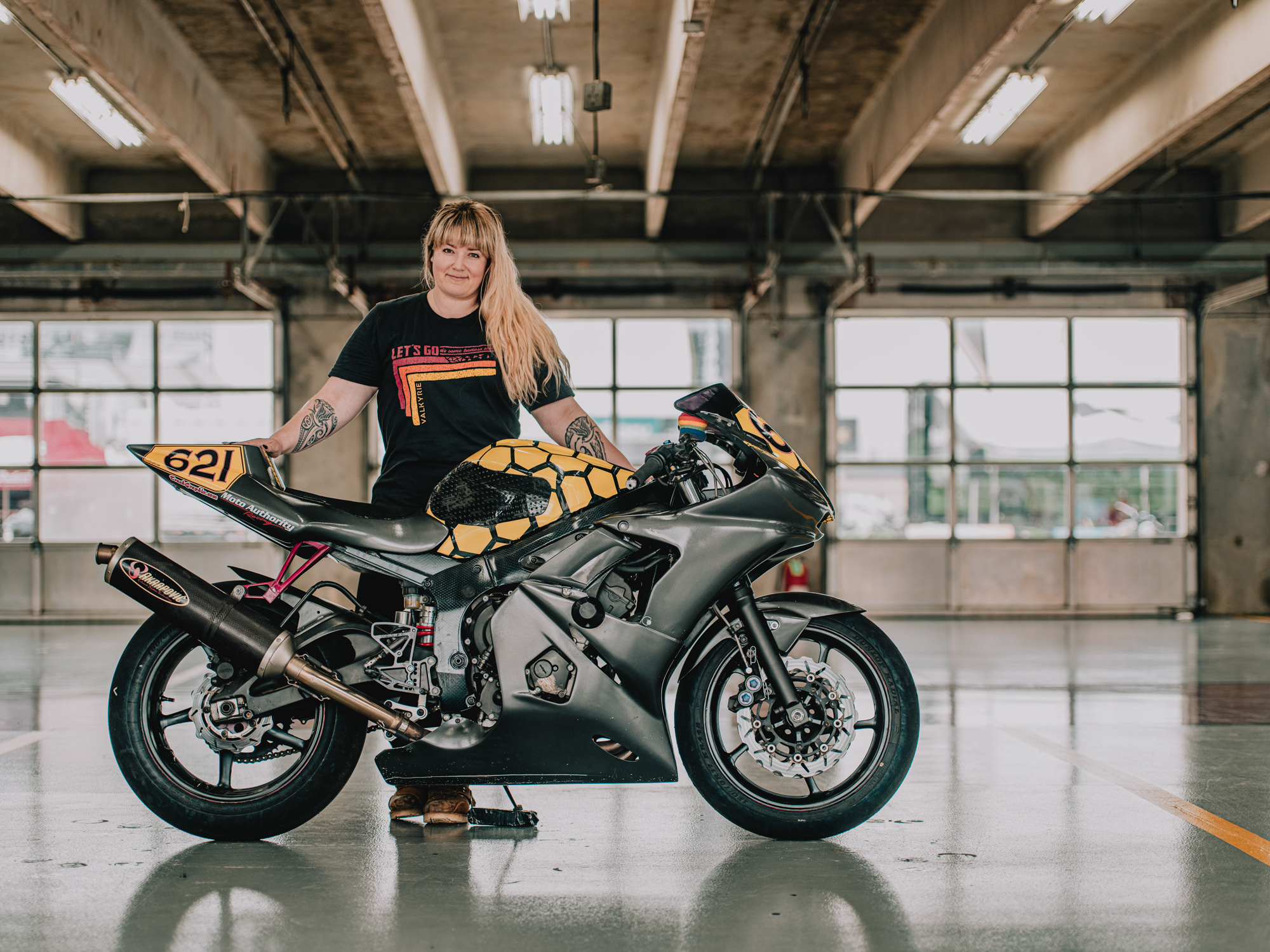 Women's Motorcycle Show 6 - Brittany Morrow of Rock the Gear